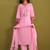 Women Floral Embroidered Regular Thread Work Kurta with Trousers & With Dupatta