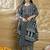 Women Ethnic Motifs Printed Thread Work Pure Cotton Kurta with Trousers & Dupatta