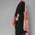 Classic Black And Peach Embroidered Kurta Set