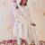 Women Floral Embroidered Regular Thread Work  Cotton Kurta with Trousers & With Dupatta
