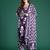 Floral Printed Mirror Work Pure Cotton Kurta with Trousers & With Dupatta
