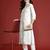 Women Floral Embroidered Thread Work Kurta with Trousers