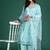 Floral Embroidered Thread Work Kurta with Trousers & With Dupatta