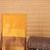 Golden and purple soft silk saree with blouse