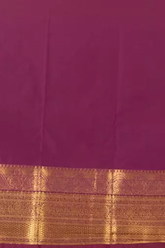 Golden and purple soft silk saree with blouse