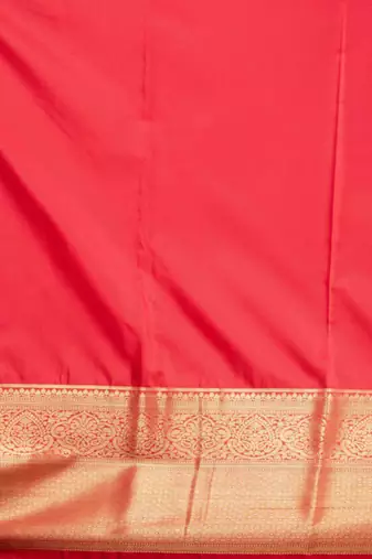 Red and maroon bridal silk saree with blouse
