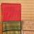 Red and green aayiram butta semi silk saree with blouse