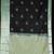 Black and green semi silk saree with blouse
