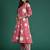 Women Printed Pleated Pure Cotton Kurta with Trousers