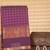 Purple muthu kattam kanchi cotton saree with blouse