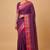 Purple traditional kanchi cotton saree with blouse