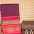 Purple traditional kanchi cotton saree with blouse