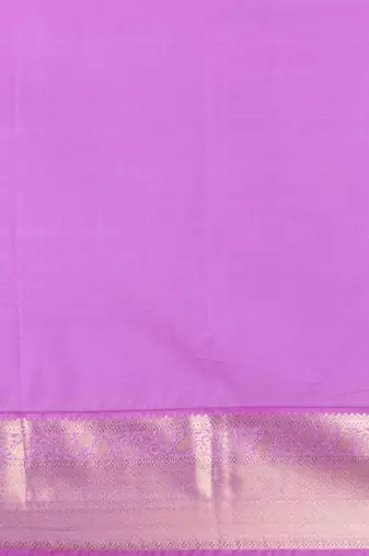Grey and lavender semi silk saree with blouse