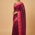 Purple adukku pettu kanchi cotton saree with blouse