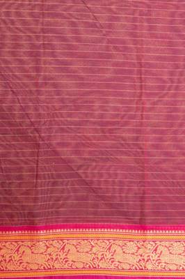 Purple aayiram butta kanchi cotton saree with blouse 3