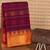 Purple mustard and pink ganga jamuna kanchi cotton saree with blouse