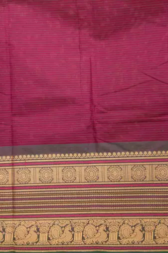 Purple veldhari kanchi cotton saree with blouse