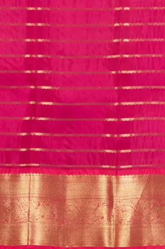 Peacock blue traditional touch silk saree with blouse