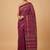Purple muthu kattam kanchi cotton saree with blouse