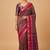 Purple vanasingaram kanchi cotton saree with blouse
