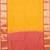 Yellow and pink veldhari touch silk saree with blouse
