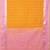 Yellow and baby pink retta pettu semi silk saree with blouse