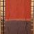 Rust and blue touch silk saree with blouse