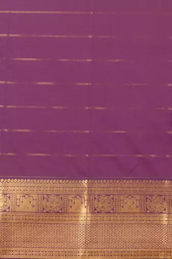 Mehendi green and purple soft silk saree with blouse