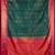 Peacock green and pink semi silk saree with blouse