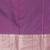Orange and purple brocade silk saree with blouse
