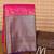 Pink and purple brocade silk saree with blouse