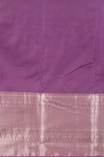 Pink and purple brocade silk saree with blouse