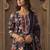Floral Printed Round Neck Straight Kurta With Trousers & Dupatta