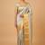 Silver tissue silk saree with blouse