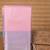 Pastel pink and lavender brocade semi silk saree with blouse