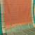 Brown kattam soft silk saree with blouse