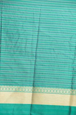 Brown kattam soft silk saree with blouse 3