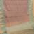 Chickoo and grey temple border soft silk saree with blouse