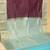 Purple and babyblue semi silk saree with blouse