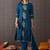 Paisley Printed Round Neck Thread Work Pure Cotton Kurta & Trousers With Dupatta