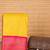 Turmeric yellow and pink soft silk saree with blouse