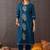 Paisley Printed Round Neck Thread Work Pure Cotton Kurta & Trousers With Dupatta