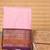 Baby pink soft silk saree with blouse