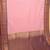 Baby pink soft silk saree with blouse