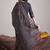 Ethnic Motifs Yoke Design Pure Cotton Straight Kurta & Trousers With Dupatta