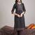 Ethnic Motifs Yoke Design Pure Cotton Straight Kurta & Trousers With Dupatta