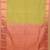 Pastel green and peach touch silk saree with blouse