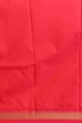 Offwhite and pink korvai semi silk saree with blouse 3