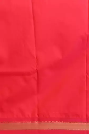Offwhite and pink korvai semi silk saree with blouse