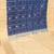 Cobalt blue and cream checked semi silk saree with blouse